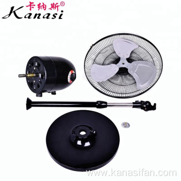 silent Metal cooling Stand Fan With Aluminum